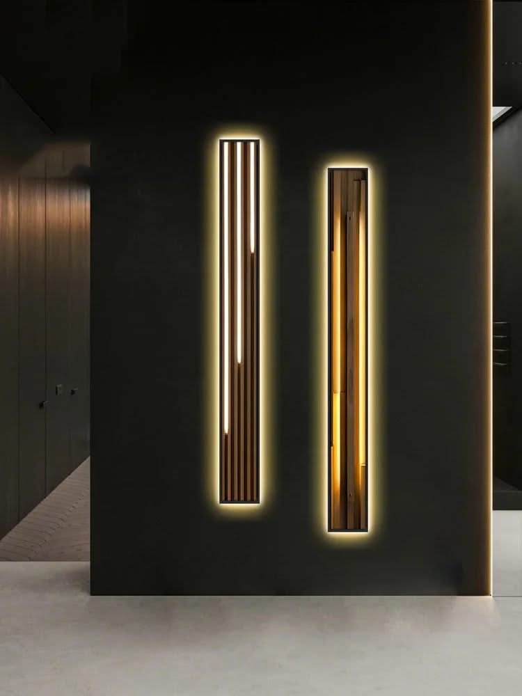 LED Panel Wall Lamp - Abstract Porch Art-ChandeliersDecor.com