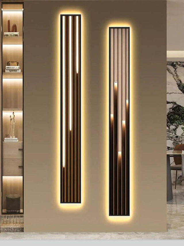 LED Panel Wall Lamp - Abstract Porch Art-ChandeliersDecor.com