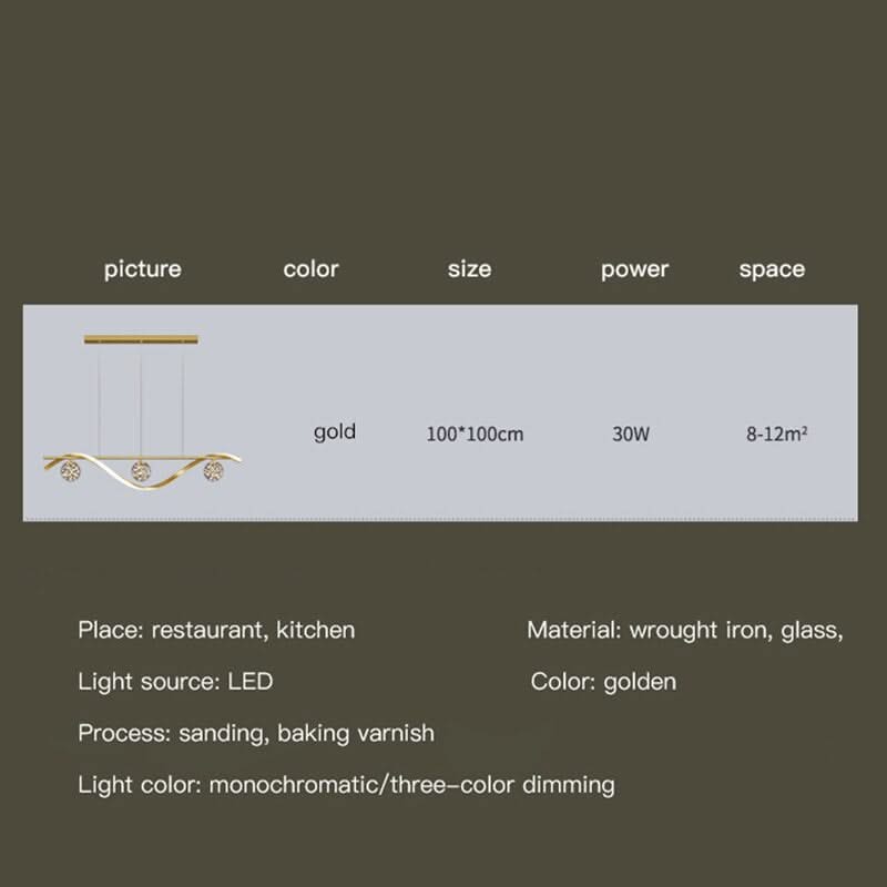 ChandeliersDecor.com-Kitchen Island-LED Stars Chandelier Light