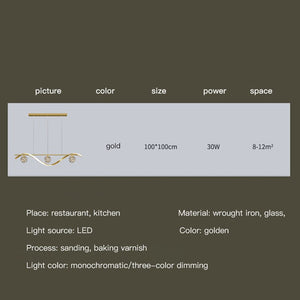 ChandeliersDecor.com-Kitchen Island-LED Stars Chandelier Light