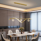 ChandeliersDecor.com-Kitchen Island-LED Stars Chandelier Light