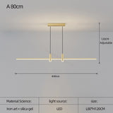 ChandeliersDecor.com-Chandeliers-LED Strip Line Chandelier Light