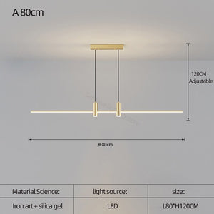 ChandeliersDecor.com-Chandeliers-LED Strip Line Chandelier Light
