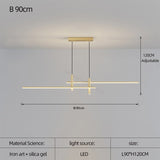 ChandeliersDecor.com-Chandeliers-LED Strip Line Chandelier Light