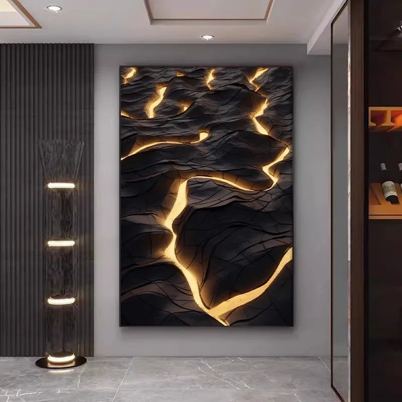 ChandeliersDecor.com-LED Wall Art-LED Wall Lamp for Living Room Background