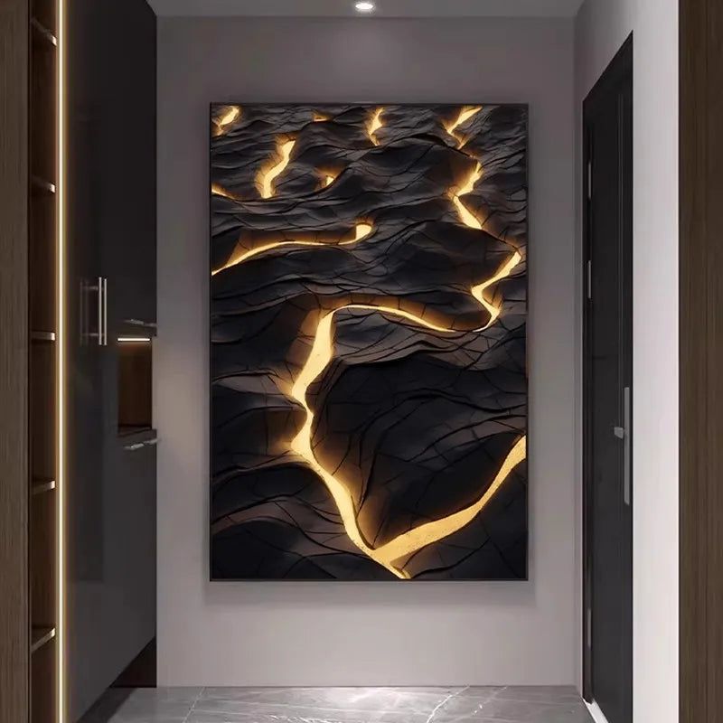 ChandeliersDecor.com-LED Wall Art-LED Wall Lamp for Living Room Background