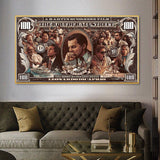ChandeliersDecor.com-Wall Posters-Leonardo Canvas Wall Art - Wolf of Wall Street Poster