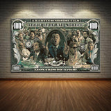 ChandeliersDecor.com-Wall Posters-Leonardo Canvas Wall Art - Wolf of Wall Street Poster