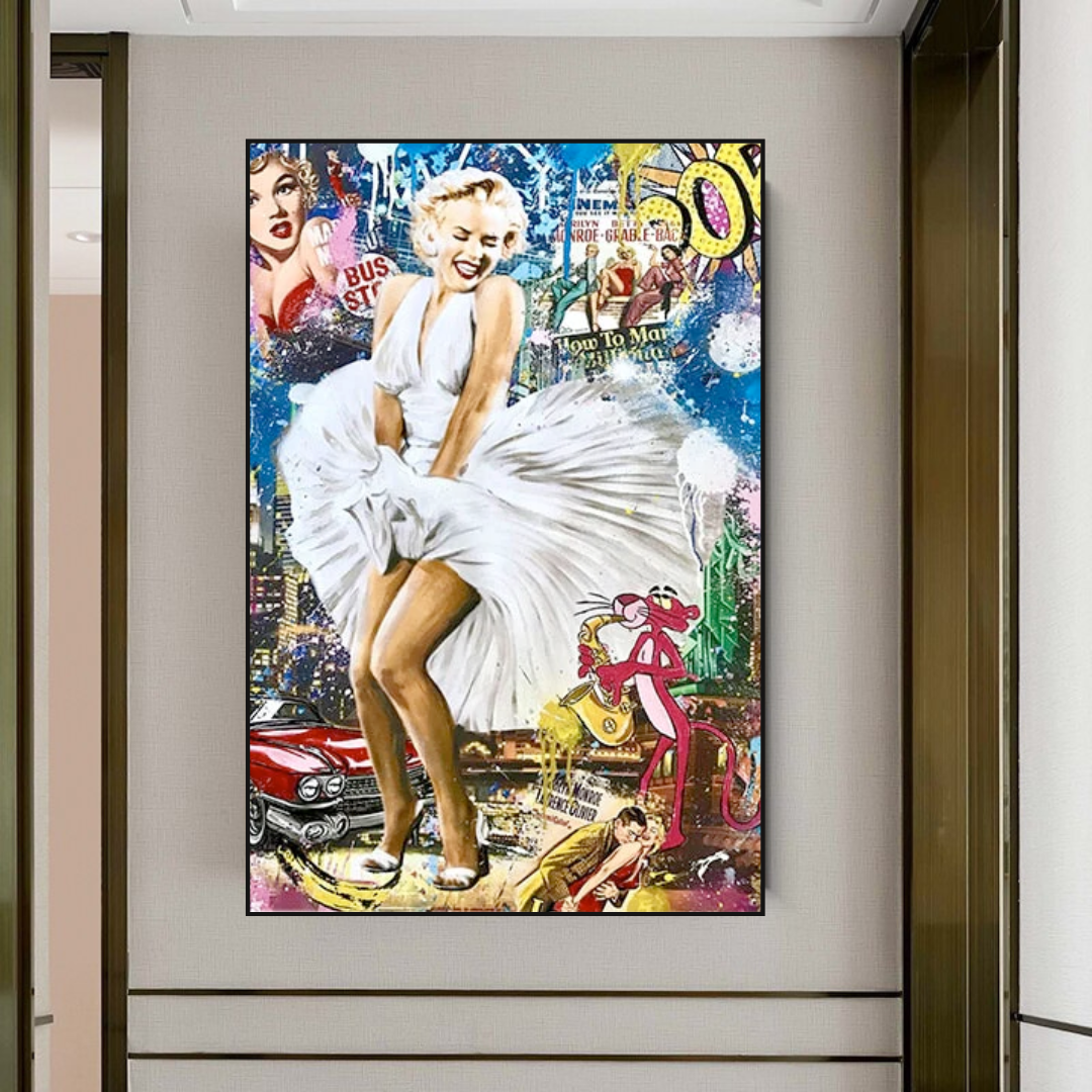ChandeliersDecor.com-Wall Posters-Let's Dance: Marilyn Monroe Poster - Unforgettable Icon