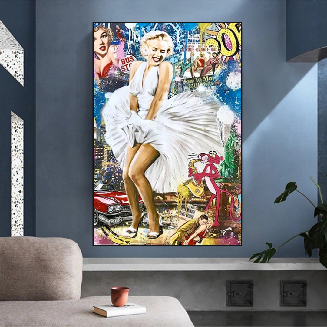 ChandeliersDecor.com-Wall Posters-Let's Dance: Marilyn Monroe Poster - Unforgettable Icon