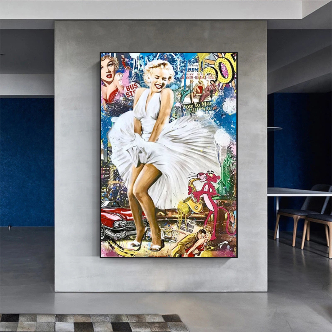 ChandeliersDecor.com-Wall Posters-Let's Dance: Marilyn Monroe Poster - Unforgettable Icon