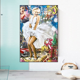 ChandeliersDecor.com-Wall Posters-Let's Dance: Marilyn Monroe Poster - Unforgettable Icon