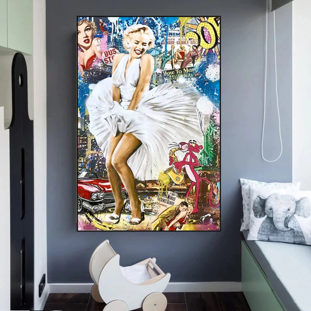 ChandeliersDecor.com-Wall Posters-Let's Dance: Marilyn Monroe Poster - Unforgettable Icon