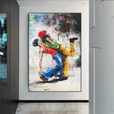 ChandeliersDecor.com-Wall Posters-Let's Dance on the Singer's Beat: Musical Canvas Wall Art