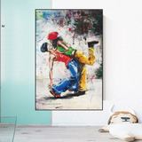 ChandeliersDecor.com-Wall Posters-Let's Dance on the Singer's Beat: Musical Canvas Wall Art