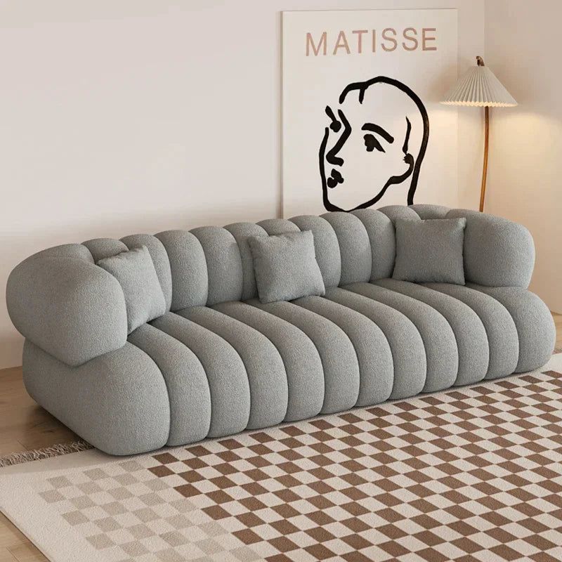 ChandeliersDecor.com-Sofa Set-Linear Nordic Style Designer Sofa Set