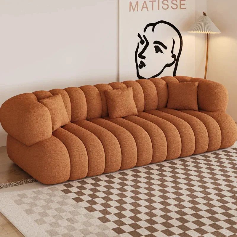 ChandeliersDecor.com-Sofa Set-Linear Nordic Style Designer Sofa Set