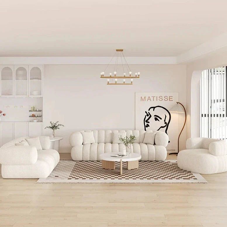 ChandeliersDecor.com-Sofa Set-Linear Nordic Style Designer Sofa Set
