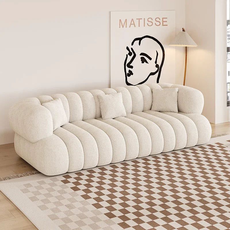 ChandeliersDecor.com-Sofa Set-Linear Nordic Style Designer Sofa Set