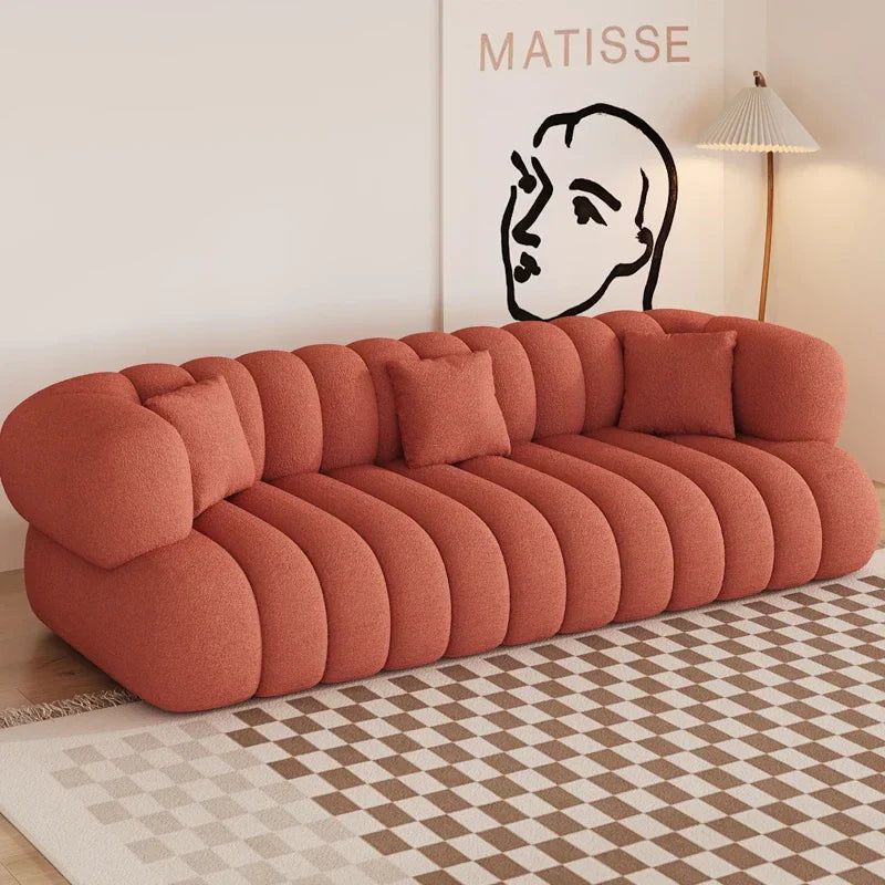 ChandeliersDecor.com-Sofa Set-Linear Nordic Style Designer Sofa Set