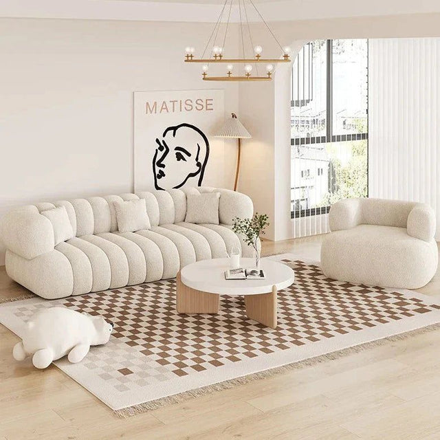 ChandeliersDecor.com-Sofa Set-Linear Nordic Style Designer Sofa Set