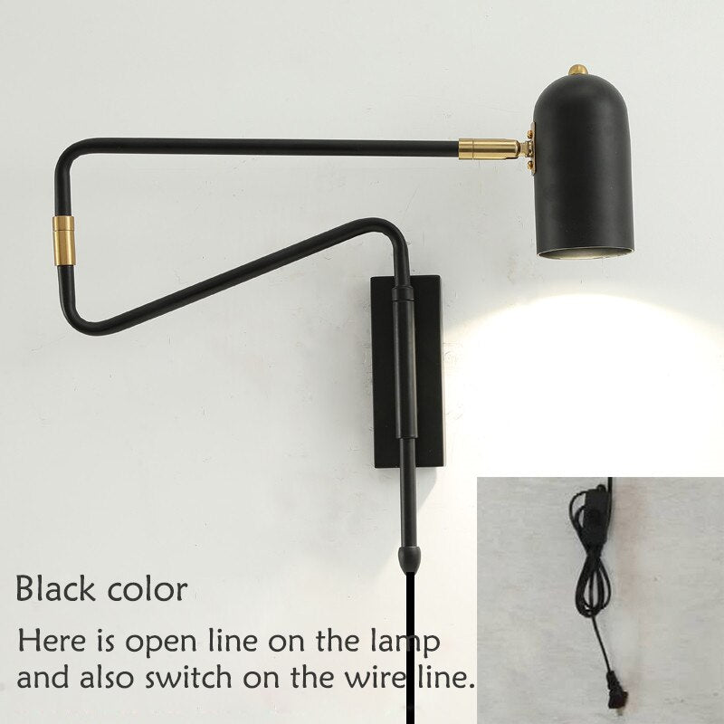 ChandeliersDecor.com-Wall Lights-Long Arm Wall Lamp - Quality Lighting Solution