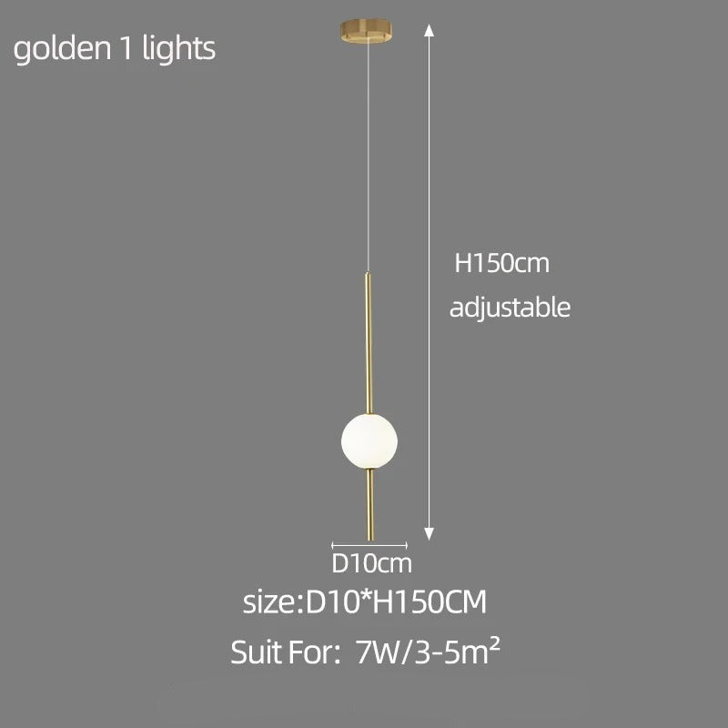 ChandeliersDecor.com-Staircase Chandelier-Long Line Glass Ball Chandelier - Lighting Solution.