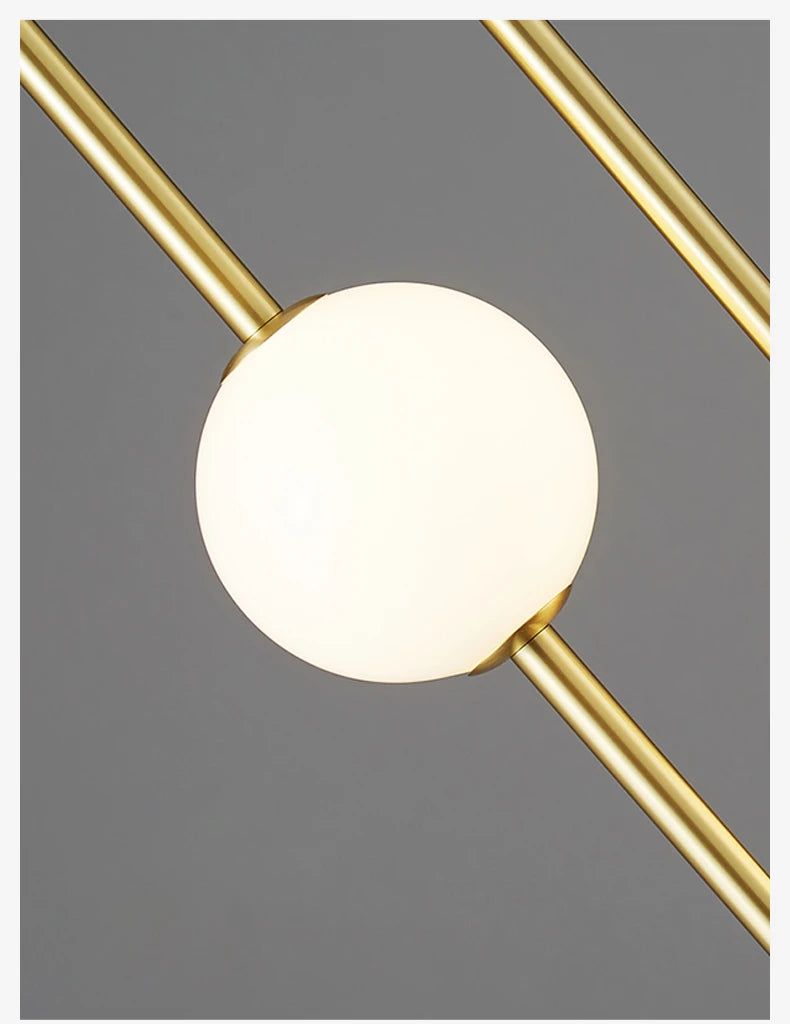 ChandeliersDecor.com-Staircase Chandelier-Long Line Glass Ball Chandelier - Lighting Solution.