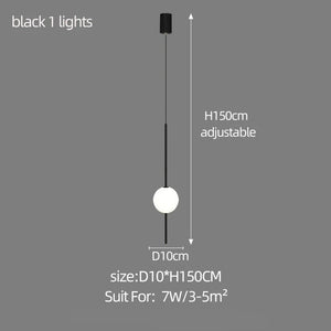ChandeliersDecor.com-Staircase Chandelier-Long Line Glass Ball Chandelier - Lighting Solution.