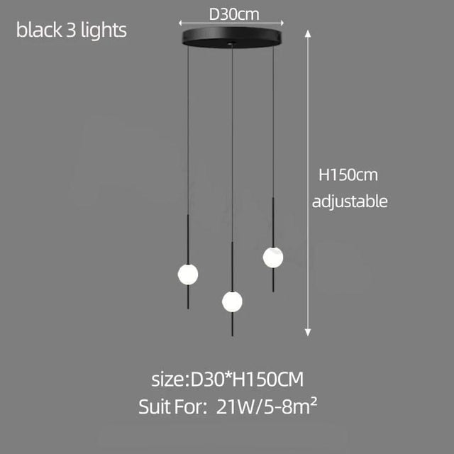 Long Line Glass Ball Chandelier - Lighting Solution.-ChandeliersDecor.com