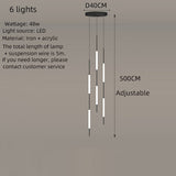 ChandeliersDecor.com-Staircase Chandelier-Long Tubes Chandelier – Illuminate Your Space with Style