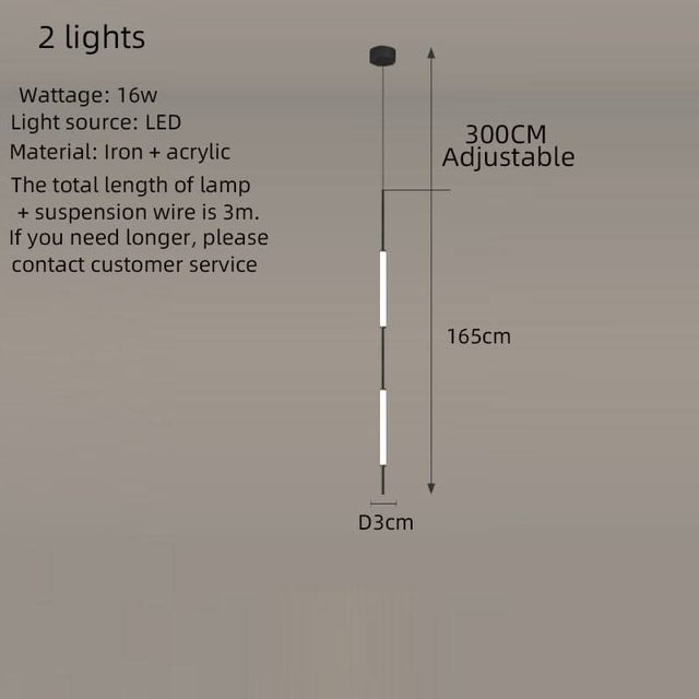 Long Tubes Chandelier – Illuminate Your Space with Style-ChandeliersDecor.com