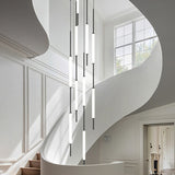 ChandeliersDecor.com-Staircase Chandelier-Long Tubes Chandelier – Illuminate Your Space with Style