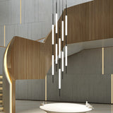 ChandeliersDecor.com-Staircase Chandelier-Long Tubes Chandelier – Illuminate Your Space with Style