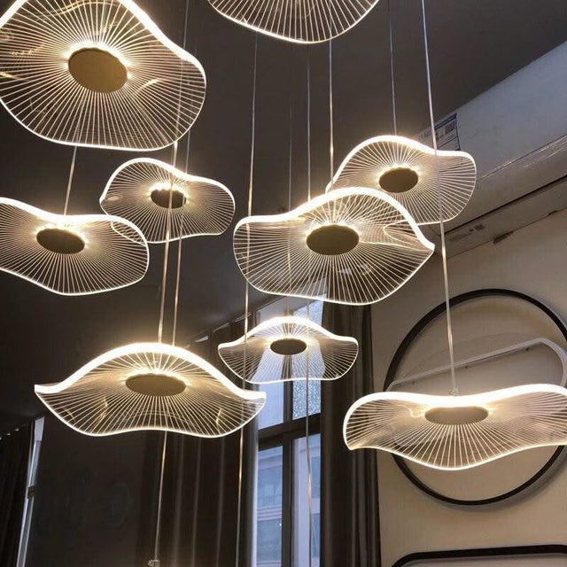 ChandeliersDecor.com-Chandeliers-Lotus Leaf Chandelier: Elegant Lighting for Your Space