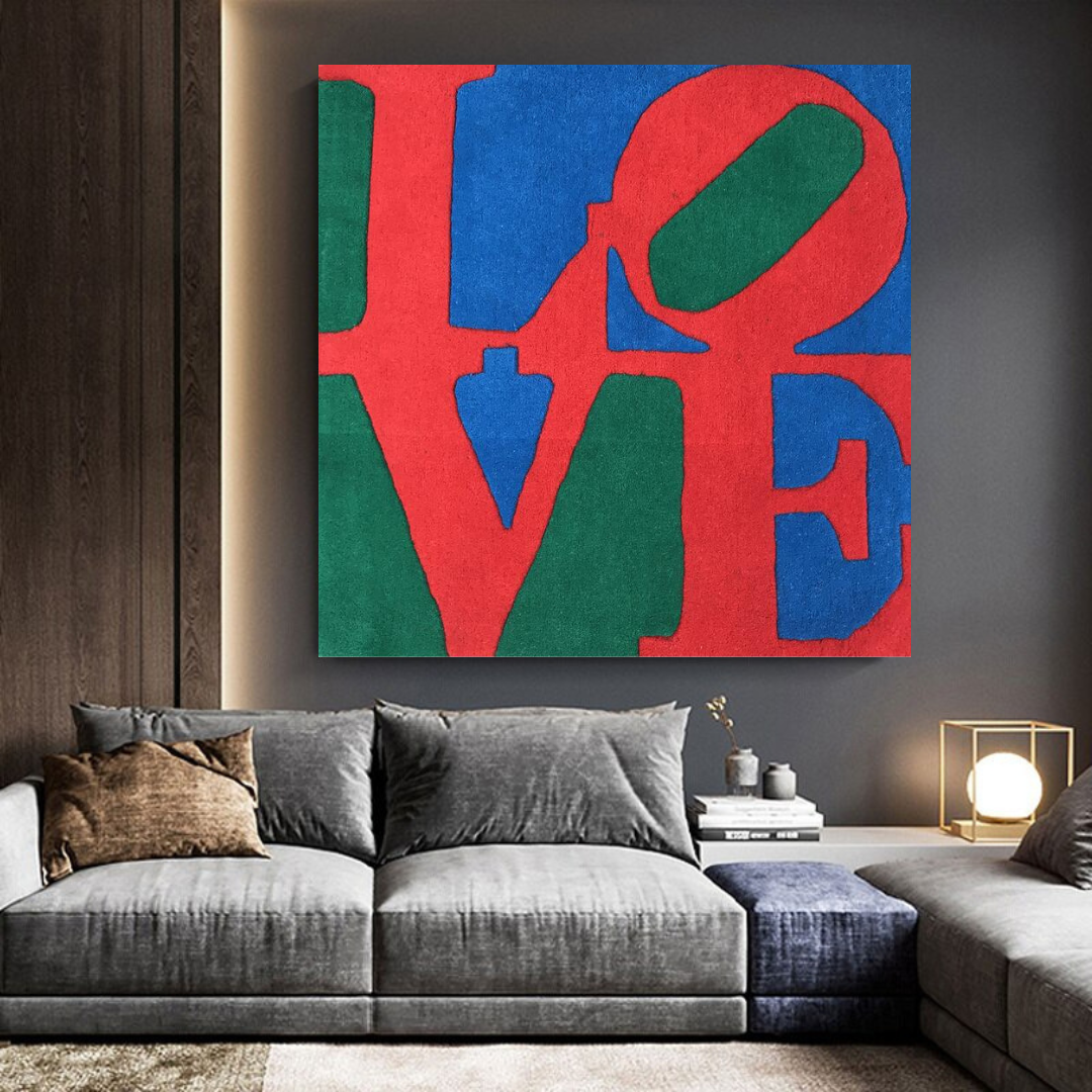 ChandeliersDecor.com-Wall Posters-Love Abstract Canvas Wall Art