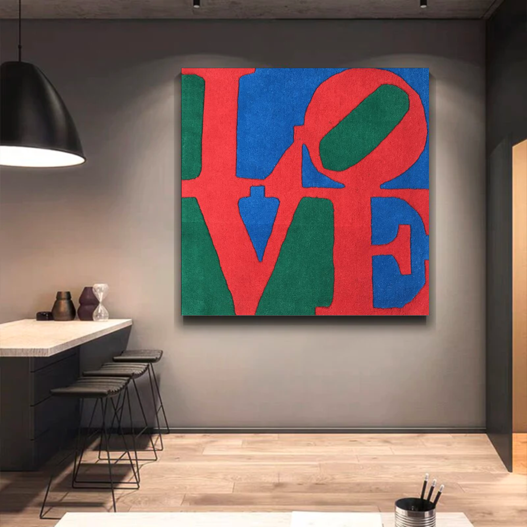 ChandeliersDecor.com-Wall Posters-Love Abstract Canvas Wall Art