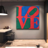 ChandeliersDecor.com-Wall Posters-Love Abstract Canvas Wall Art