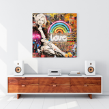 ChandeliersDecor.com-Wall Posters-Love is the Answer: Marilyn Poster - Inspiration