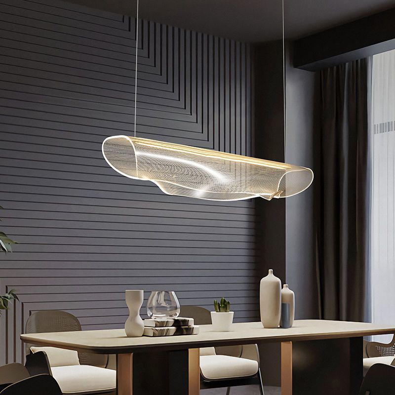 ChandeliersDecor.com-Kitchen Island-Lustre Acrylic Chandelier: Elegant Lighting Fixture