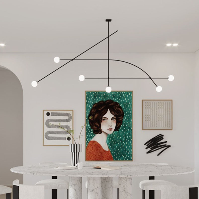 ChandeliersDecor.com-Kitchen Island-Lustre Bars Chandelier: Illuminate with Elegance