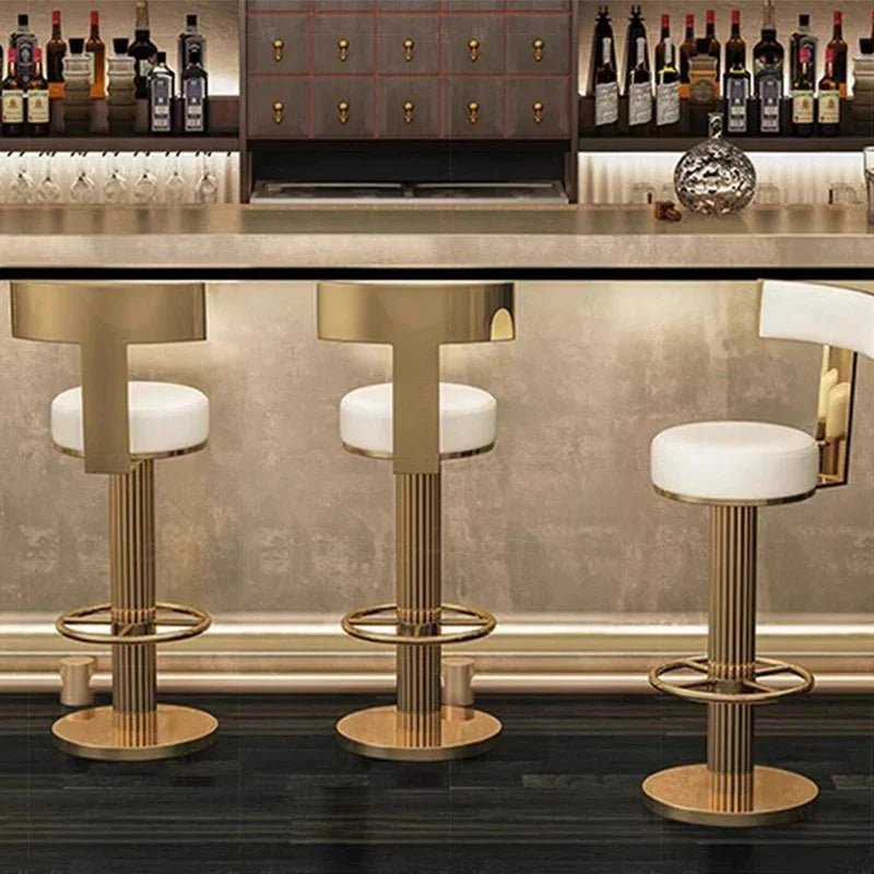 ChandeliersDecor.com-Bar Stools-Luxury Alto Minimalist Bar Stool for Kitchen Island Counter