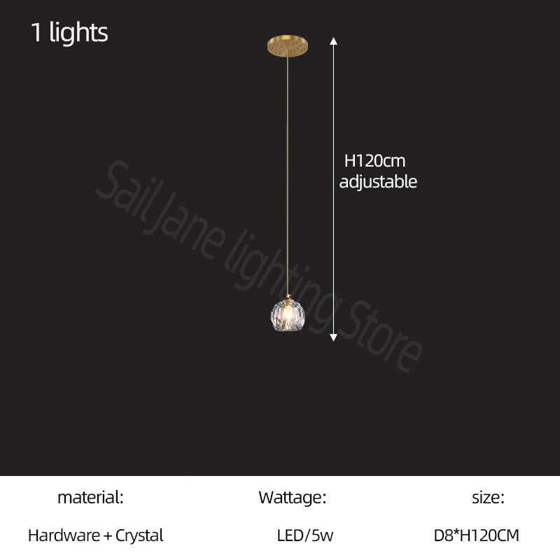 ChandeliersDecor.com-Staircase Chandelier-Luxury Crystal Stair Chandelier - Football Shape