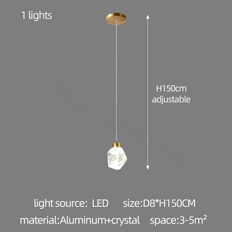 ChandeliersDecor.com-Staircase Chandelier-Luxury Crystal Staircase Chandelier with LED Lights