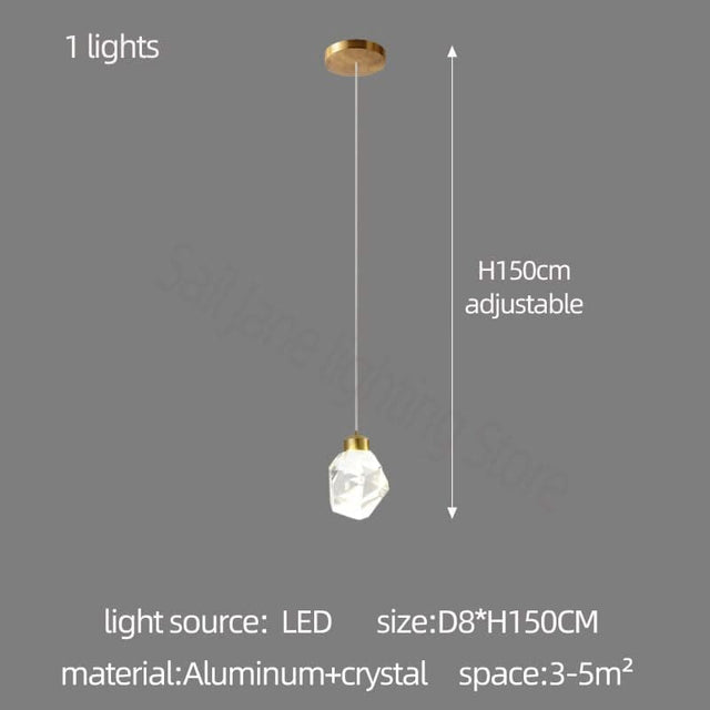 Luxury Crystal Staircase Chandelier with LED Lights-ChandeliersDecor.com