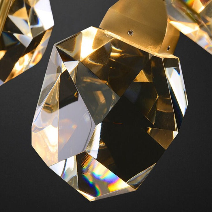 ChandeliersDecor.com-Staircase Chandelier-Luxury Crystal Staircase Chandelier with LED Lights