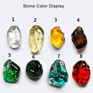 ChandeliersDecor.com-Staircase Chandelier-Luxury Crystal Stones LED Ceiling Chandelier