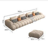 ChandeliersDecor.com-Sofa Set-Luxury Sectional Calf Leather Sofa Cama Chaise Sofa Set