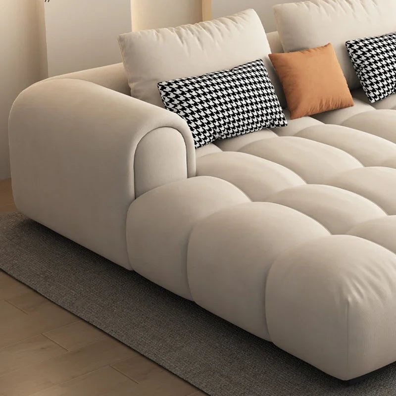 ChandeliersDecor.com-Sofa Set-Luxury Sectional Calf Leather Sofa Cama Chaise Sofa Set