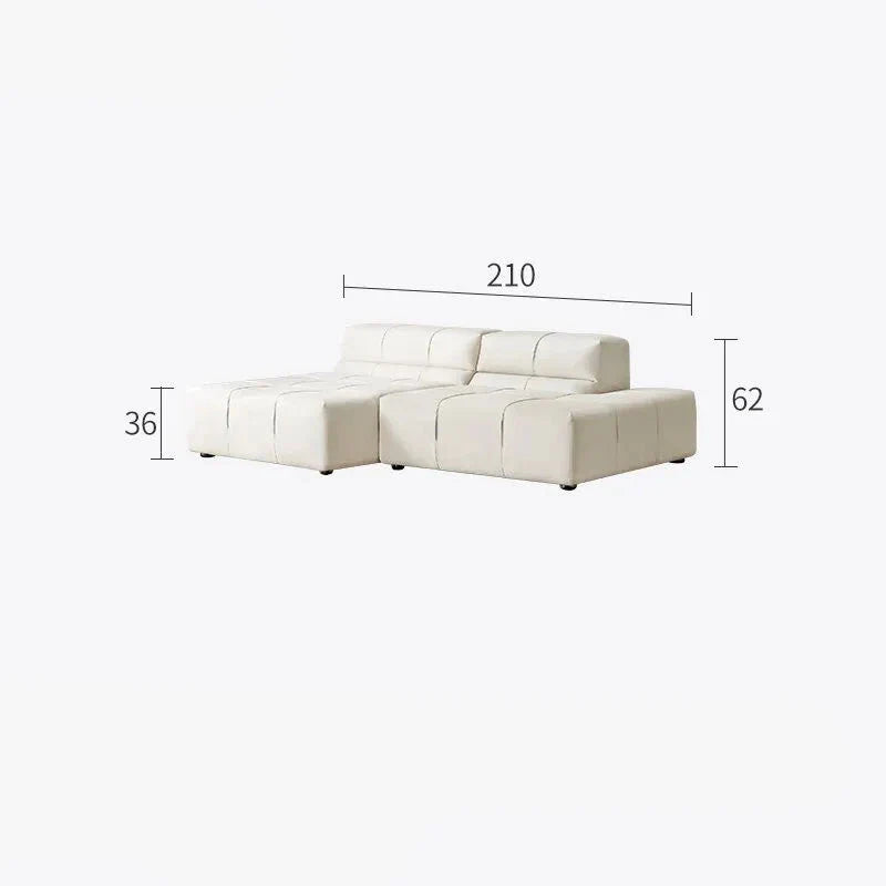 ChandeliersDecor.com-Sofa Set-Luxury Sectional Minimalistic Corner Sofa Set
